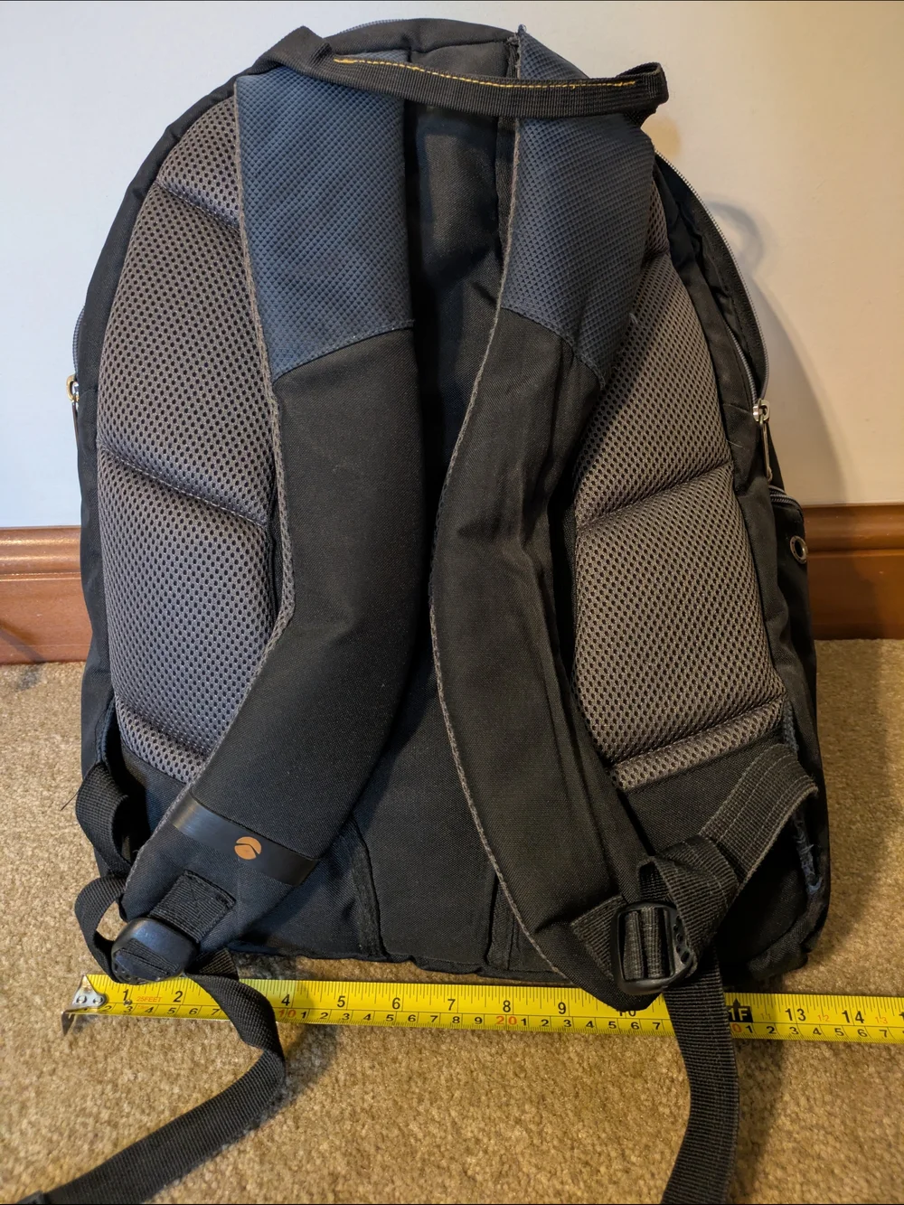 Allant Flight Black and Gray Laptop Backpack with Massive Storage